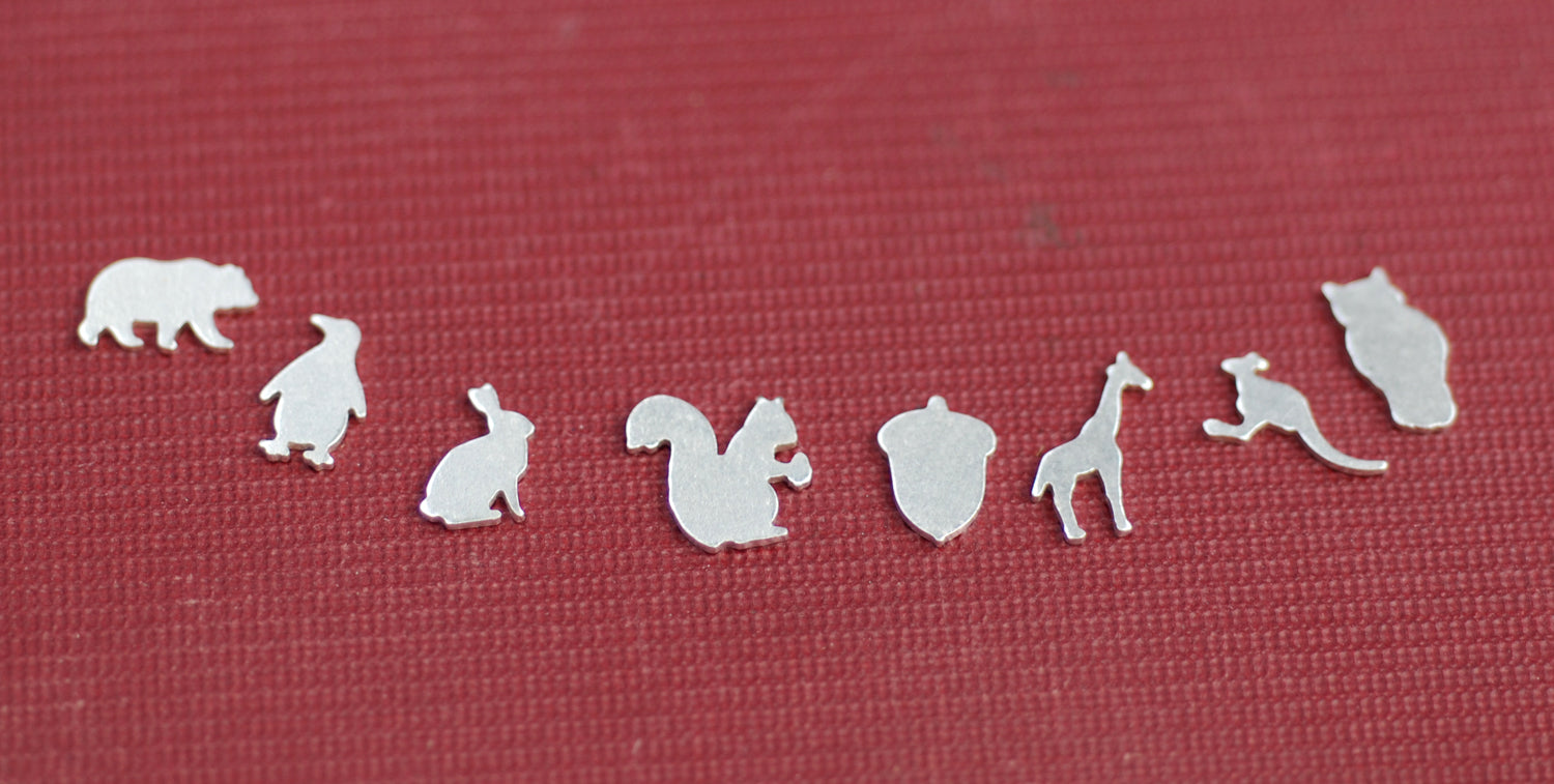 Our Most Tiny Metal Blanks - Bunny Rabbit Shaped Mini Blank #2