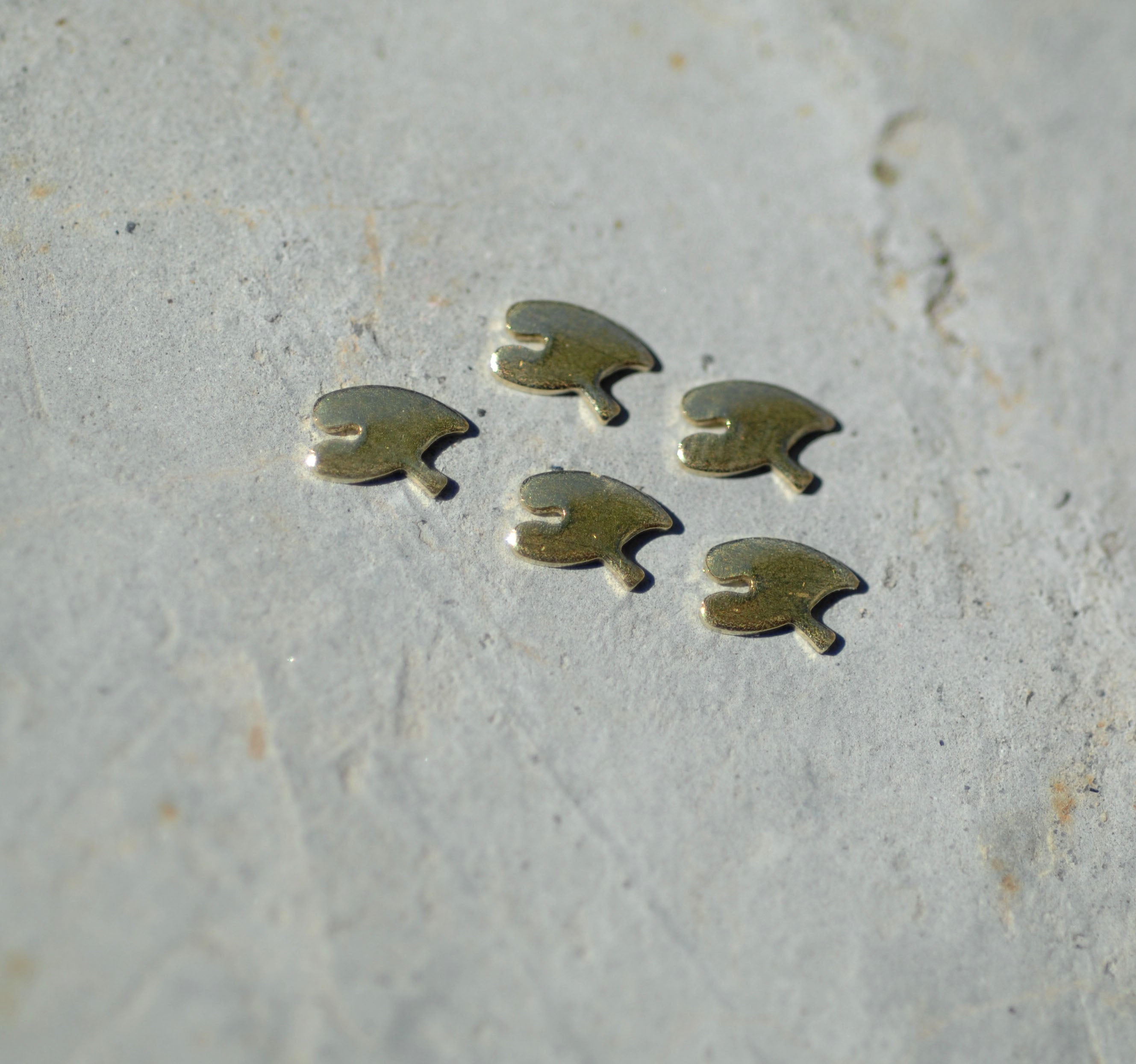 Most Tiny Metal Anthurium Flower Mini Blanks