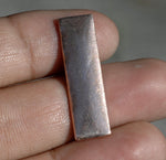 Rectangle 28mm x 8mm Blank Cutout for Metalworking Stamping Texturing Blanks - Variety of Metal