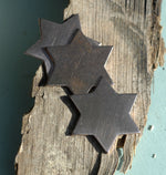 Star of Israel 23mm Blank Cutout for Stamping Texturing Soldering Blanks - Variety of Metals