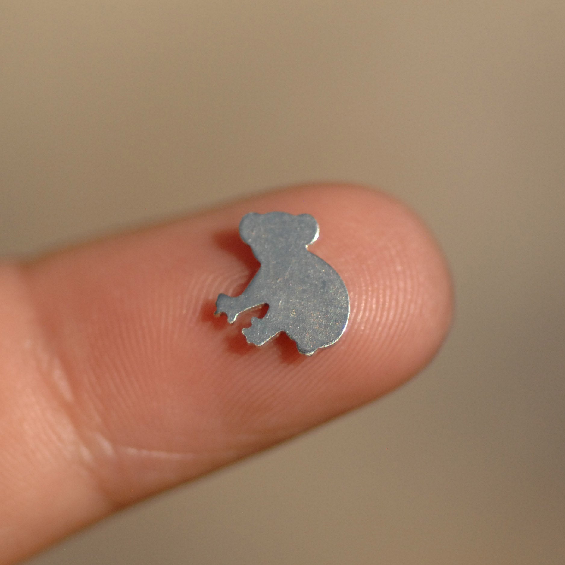 My MOST Super Tiny Realistic Koala Bear Blank Metal Cutout for 24g DIY Tiny Blanks for Jewelry Making Mini shapes, Supplies by SupplyDiva