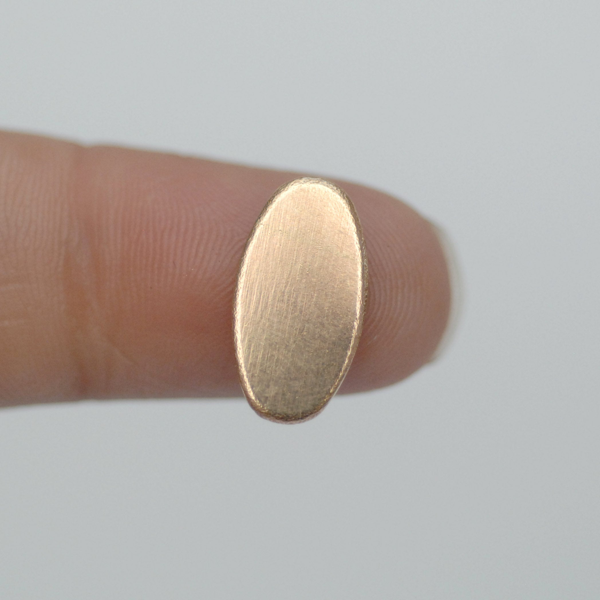 Long Oval shapes 14mm x 7mm 20g 22g 24g for soldering and making jewelry copper, brass, bronze, nickel silver