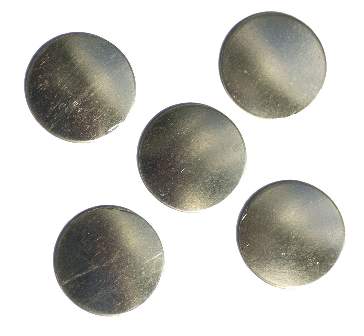 Nickel Silver 25mm Blank, Enameling Stamping Soldering Charms - Jewelry Supplies - 4 Pieces