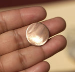 Blank Copper 20mm Disc 16G Enameling Stamping Texturing Blanks - Jewelry Supplies - 4 Pieces