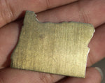 Bronze or Brass Oregon State Blanks Cutout for Metalworking Stamping Texturing Blank