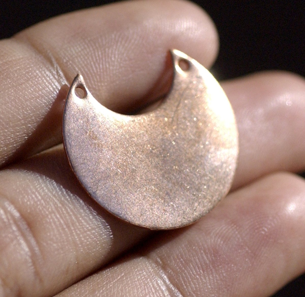 Circle Cutout Earring Piece Blanks Cutout for Enameling Stamping Texturing  4 pieces
