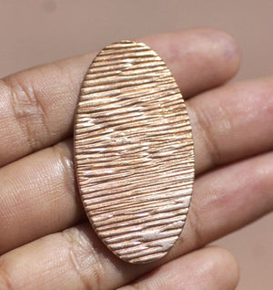 Oval Woodgrain-Horizontal Pattern 44mm x 23mm for Blanks Metalworking  Stamping Texturing Blank Variety of Metals