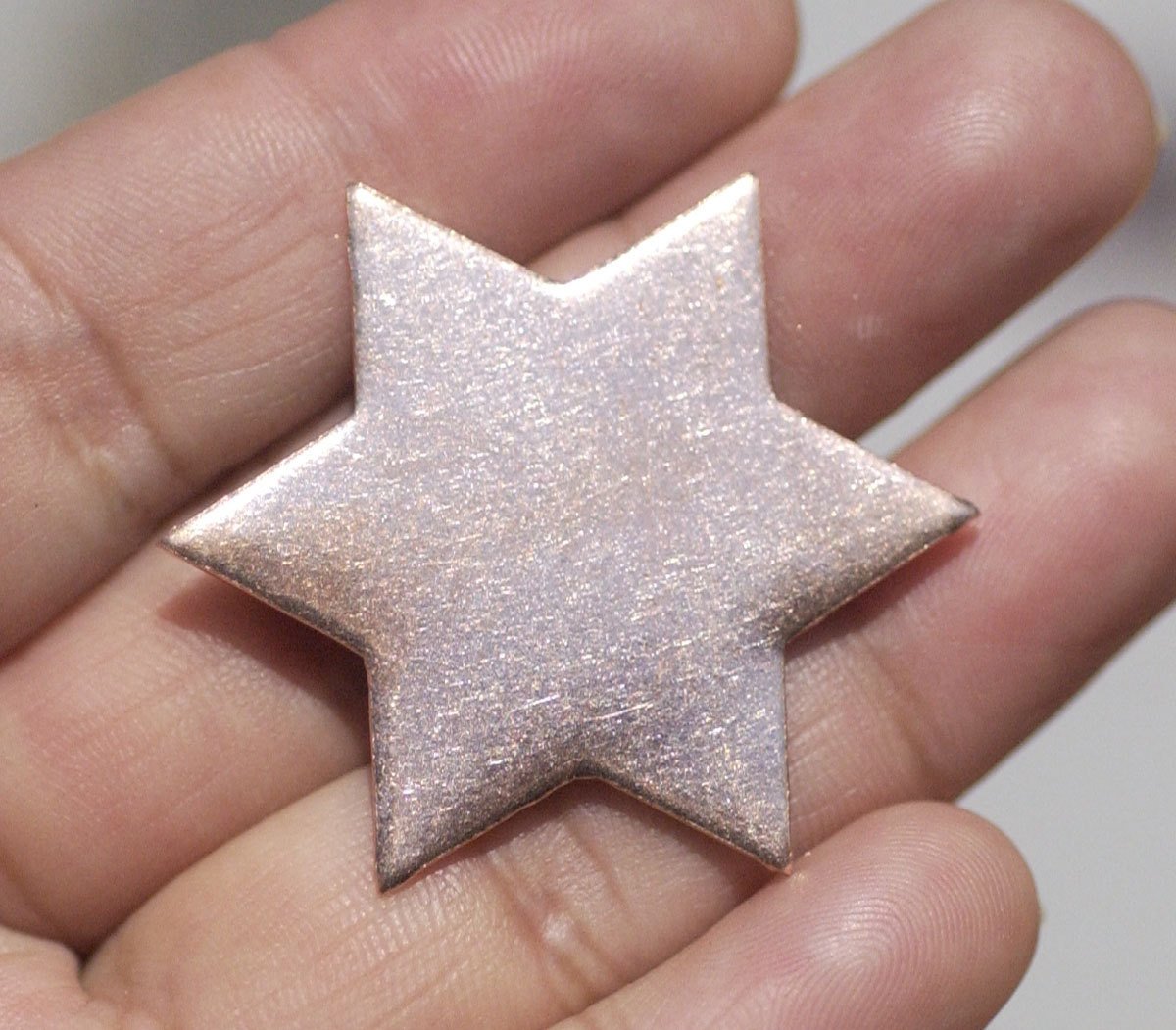 Star of Israel 38mm Blank Cutout for Stamping Texturing Soldering Blanks Variety of Metals